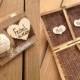 Shabby Chic Ring Bearer Box - Rustic Wedding Decor - Ring Bearer Pillow Alternative - Personalized Ring Box