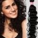 Wholesale One Bundle Hair Extension /High Quality Real Human Hair 26 inch Loose Curly 100% Virgin Indian Remy Hair