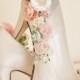 Whimsical Woodland Blush Flower Bridal Shoes, Whimsical Wedding Shoes - New