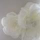 Ivory Cluster Bridal Sash Wedding Accessory: Large -  wedding sash