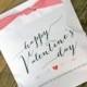 Valentine Day Treat Bag  - Wax Lined Favor Bag - 25 White Favor Bags included - New