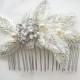 Bridesmaids Gift Set Rhinestone Hair Combs, Set of Five - New