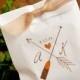 Outdoor Wedding Favor Bag  - Arrow and Oar - White Paper Favor Bag - Wax Lined Cookie Bags - 25  Bags - New