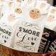 S'mores Wedding Favor Bags  - S'more love -  25 Tall White Bags - New