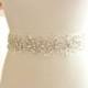 Crystal Rhinestone Bridal Sash, rhinestone wedding belt - New