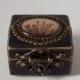 Crow Engagement Ring Box in Antiqued Black - Ring Bearer Box - Blackbird