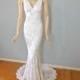 Handmade Lace Wedding Dress, White Bohemian WEDDING Gown, Wedding Dress, Hippie BoHo wedding dress, Fairy Wedding Dress Sz Small