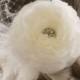 Vintage Wedding Hair Flower Ivory wedding hair flower vintage wedding hair piece bridal hair flower veil