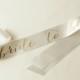 Bride to be sash - Bachelorette party - Gold on ivory