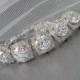 Bridal Bracelet, Square cut Bridal Jewelry, Crystal Wedding Bracelet, Swarovski, Adrienne Crystal Bridal Bracelet