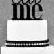 Eat Me Cake Topper in your Choice of Colors, Funny Wedding Cake Topper, Modern Wedding Cake Topper, Unique Cake Topper