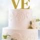 Glitter Philadelphia Love Cake Topper – Custom Wedding Cake Topper Available in 6 Glitter Options
