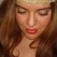 Accessories, Rhinestone Headband- Ahena, Headband, Halo headband, wedding, bridal accessories, New Year's, gold headband, hot pink, hair