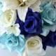 RESERVED LISTING Wedding Bridal Bride Maid Of Honor Bridesmaid Bouquet Boutonniere Corsage Silk Flower "Lily of Angeles"