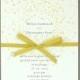 Mireya Suite - Watercolor Starburst Wedding Invitation - Modern Infinity Symbol Invite - Customizable Wedding Invitation - Sample Set