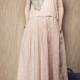 Long Linen Dress in Pink / Max Sundress / Bridesmaid Dress / Loose Kaftan Caftan Dress - XL,XXL plus size A8002