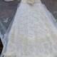 Lace  wedding dress ivory  tulle crinoline vintage  bride outdoor  romantic small by vintage opulence on Etsy