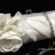Wedding clutch, Bridal clutch, bridal evening bag, bridal evening bag, rhinestone clutch, White clutch