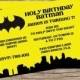 Printable Batman Invitation - Super Hero Birthday Invitation - Printable Batman Birthday Invitation