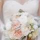 Bride With Peony Bouquet