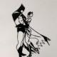 Wedding Cake Topper - Batman and Catwoman cake topper