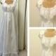 Gypsy Rose Maxi Dress Cotton Bridal Wedding Boho, Womens White Coachella Hippie Custom Full-Length