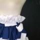 Nautical Paper Bag SKIRT and SASH - Made in ANY Size - Boutique Mia