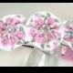 Roses and Glitter Sparkling Collar with Embellishments by Collars for Canines