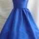 Flower Girl Dresses - BLUE ROYAL (FD0SP7) - Wedding Easter Junior Bridesmaid - For Children Toddler Kids Teen Girls