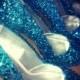 Something Blue wedding shoes for the bride or bridesmaids.  Any color/style. Turquoise shown