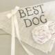 Dog Bandana Best Dog Ring Bearer Wedding Collar Girl Flowers