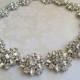 Wedding Statement Necklace bridal Jewelry Chunky Necklace Rhinestone statement crystal wedding necklace silver crystal