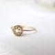 Mini Gold Crown. 14k solid gold ring. wedding band. engagement ring