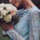 Rhapsody In Blue: Pale Blue Wedding Dresses By Katya Katya Shehurina