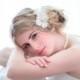 Wedding Hair Accessory, Bridal Hairclips, Silk Flower Hair clips, Ivory flower Hair Accessory - New