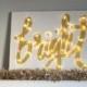 Lighted Christmas Canvas - Merry And Bright