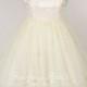 Flower Girl Dress/ Communion White, Ivory, Pink, Special Occasion  Girls Dress,  (Ets0141)