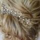 Pearl Crystal Hair Vine, Wedding Hair Accessories,Bridal Headpiece,Swarovski Crystal & Pearl Hair Piece, Formal Hair Vine, Bridal Hair Vine