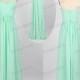 Custom Made Bridesmaid Dresses / Mint Bridesmaid Dress / Long Bridesmaid Dress / Cheap Bridesmaid Dress ./ Mint Prom Dress DH157