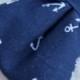 Bow Tie for boys in Navy anchors - clip on