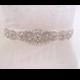Pearl wedding dress belt crystal bridal sash belt queen