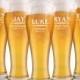 Wedding Party Favors, Gifts for Groomsmen, Custom Beer Glasses, Etched Pilsner Glass, Personalized Groomsmen Gifts, Custom Engraved