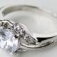 cz ring, cz wedding ring, cz engagement ring, cubic zirconia engagement ring, wave ring, anniversary ring size 5 6 7 8 10 - MC1074851AZ