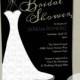 Wedding Dress Bridal Shower Invitation 