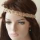 Wedding Hair Accessory, Bridal Headband, Sequins Beads Handmade, Pearl Headband, Bridal Hair Accessory