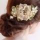 wedding hairpiece -  bridal hairpiece