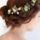 ivy hair clip -  bridal hair vine