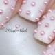 Pink Pearl Studs Nail Art - 150 pearls per pack.  Create salon professional nails in 5 minutes.YD027 - New