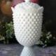 Fenton Milk Glass Hobnail Apothecary Jar/Wedding Centerpiece