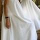 White Cotton Full Swing Bridal Wedding Lingerie Romance Honeymoon Dream Nightgown Sleepwear